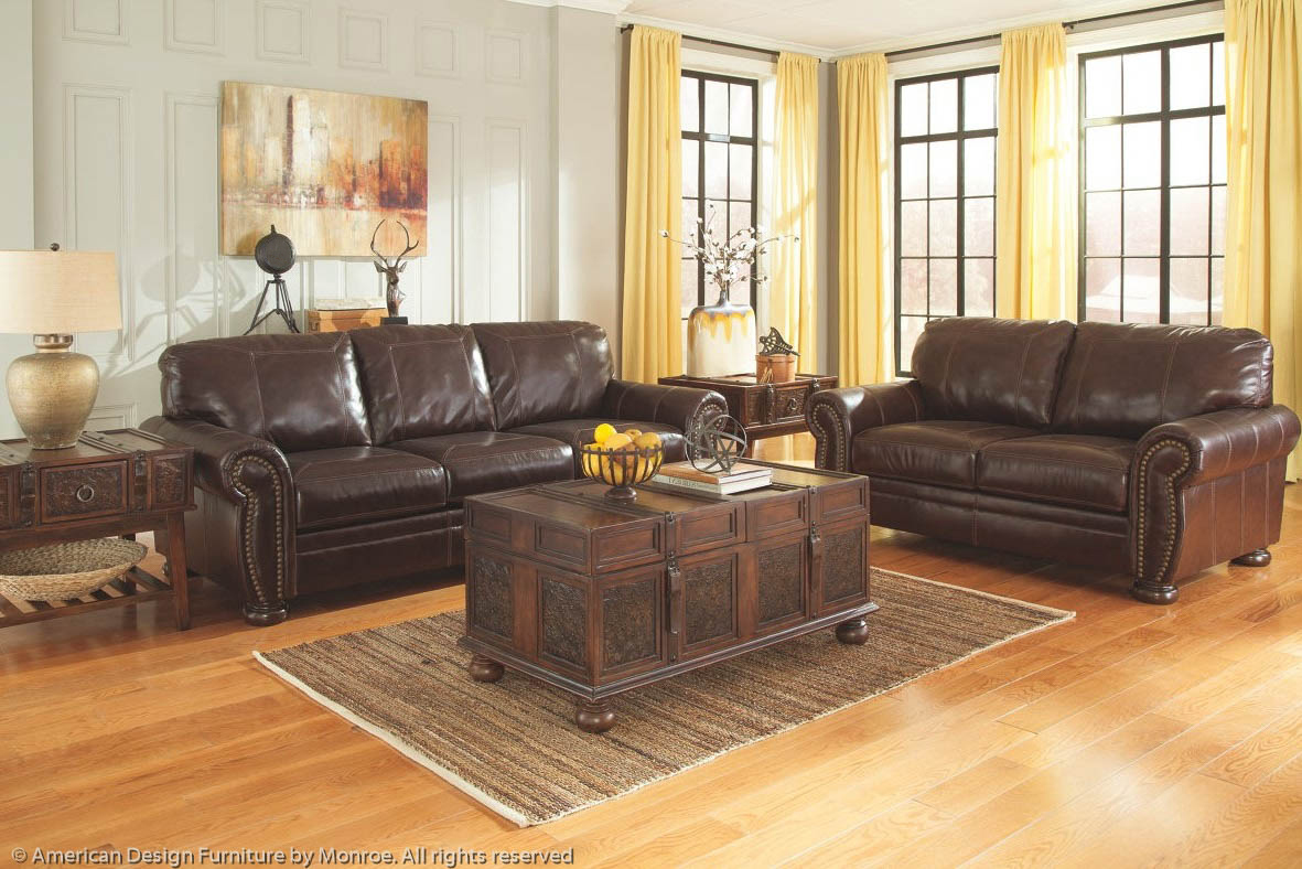 Laura Leather Living Room Collection